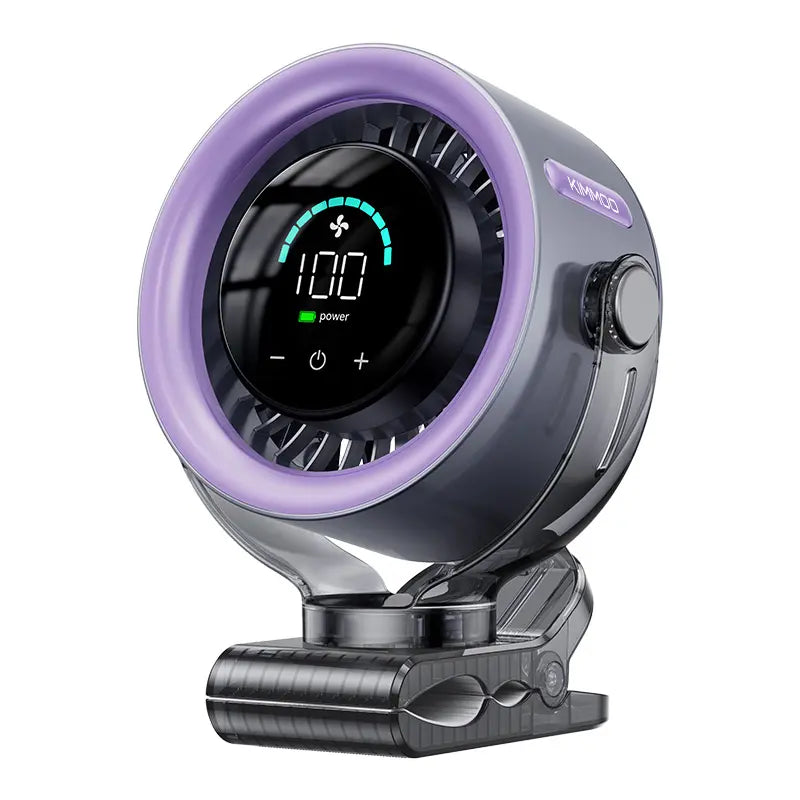 4000mAh Rechargeable Portable Clip-On Fan