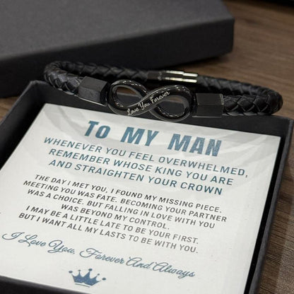 To My Man – Infinity Bracelet