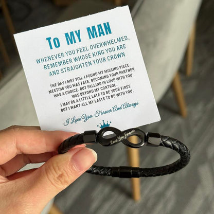 To My Man – Infinity Bracelet