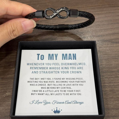 To My Man – Infinity Bracelet