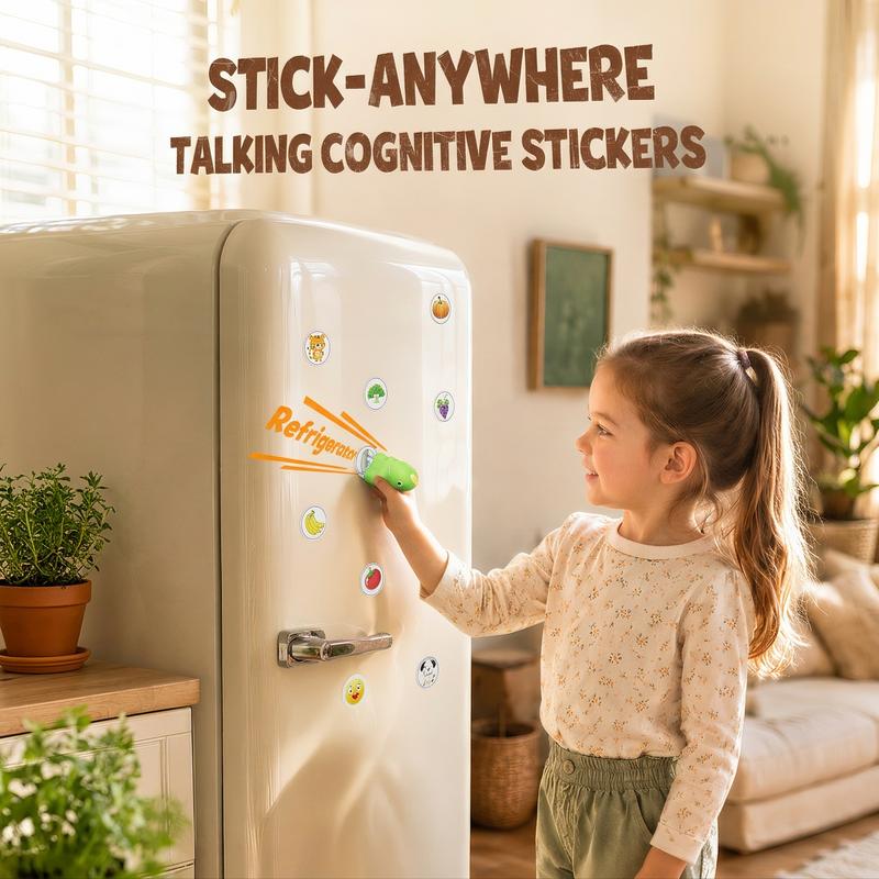 Dinosaur Talking Flash Cards - Interactive Reader & Phonics Learning Set