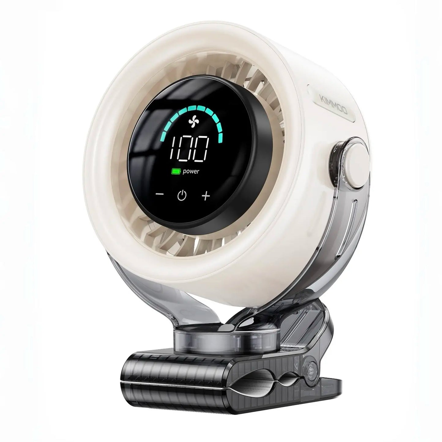 4000mAh Rechargeable Portable Clip-On Fan
