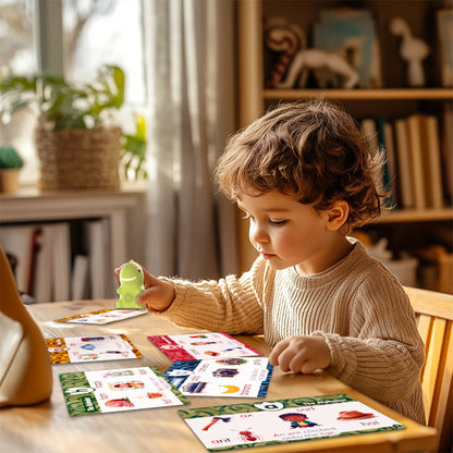 Dinosaur Talking Flash Cards - Interactive Reader & Phonics Learning Set