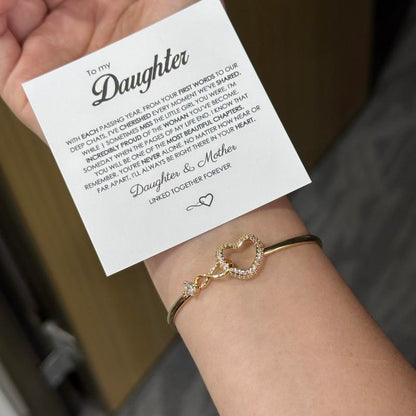 To My Daughter - Infinity Bracelet