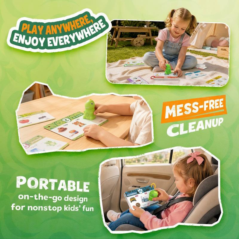 Dinosaur Talking Flash Cards - Interactive Reader & Phonics Learning Set