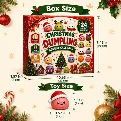 Christmas Dumpling Squishy Advent Calendar 2026