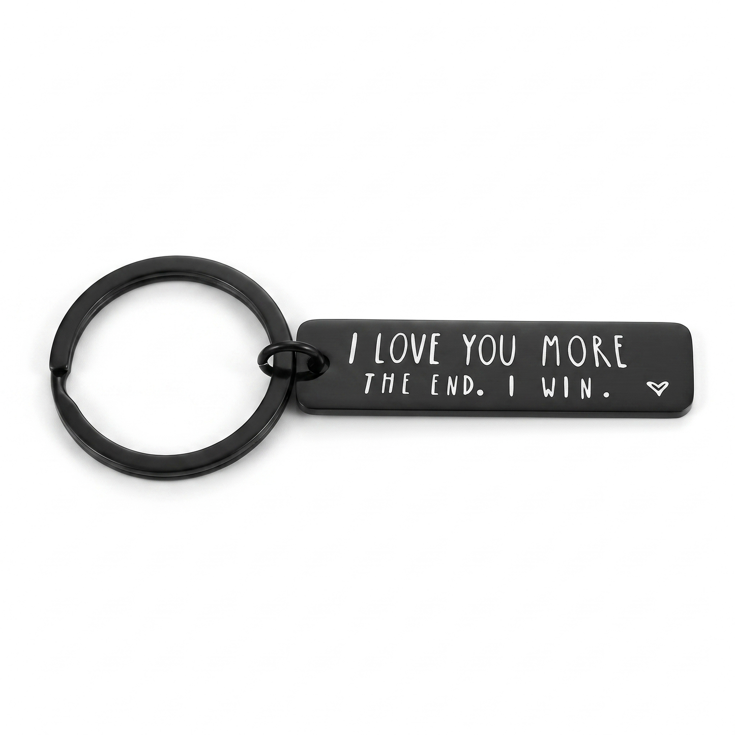 I Love You More/Most Keychain