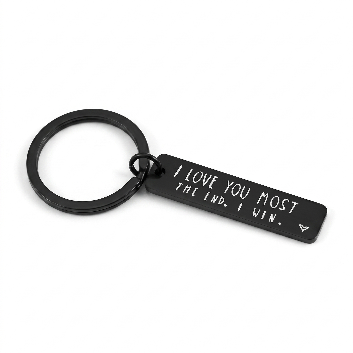 I Love You More/Most Keychain