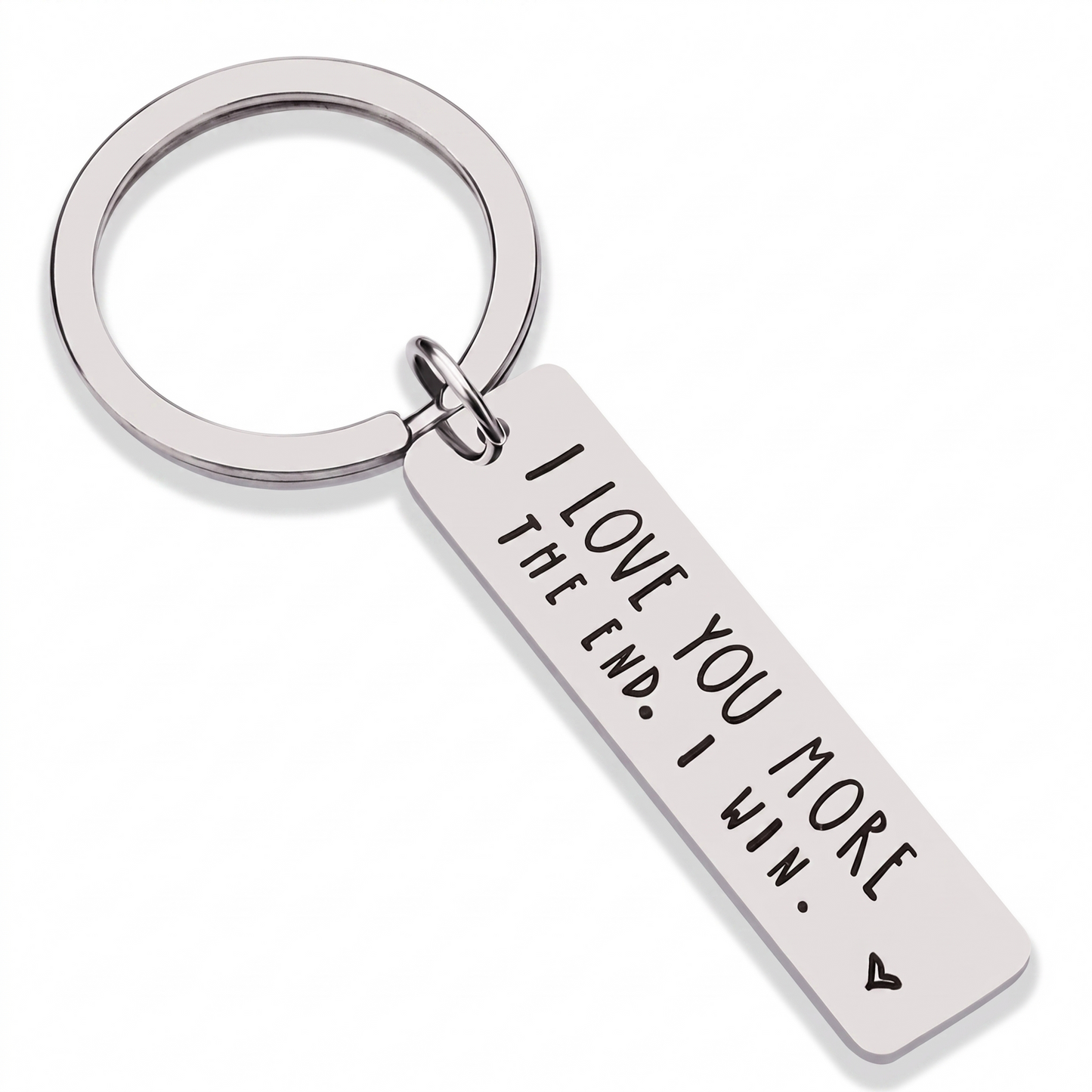 I Love You More/Most Keychain